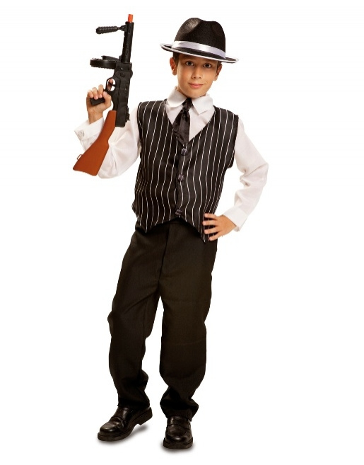 Disfraz Ganster para niño