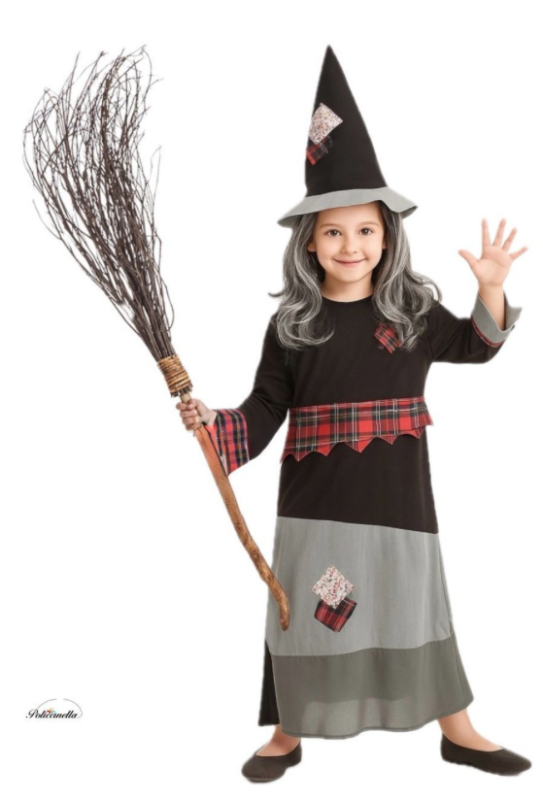 Disfraz Bruja Gris infantil