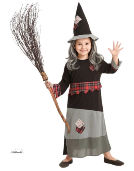 Disfraz Bruja Gris infantil