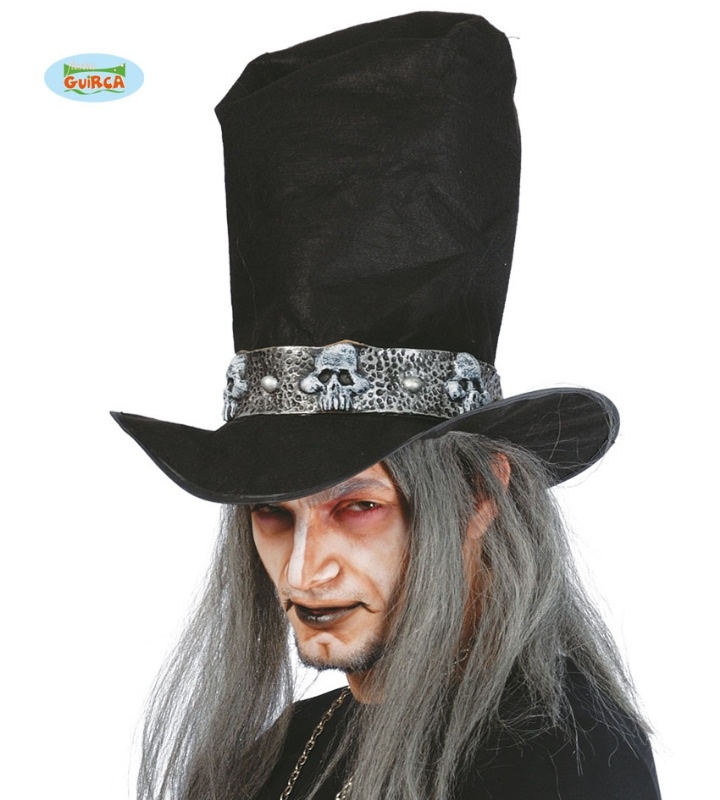 Sombrero Brujo Con Pelo Adulto