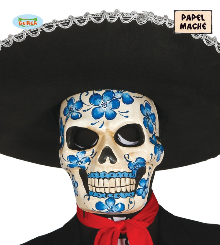 Careta Esqueleto, Mejicana Papel Mache