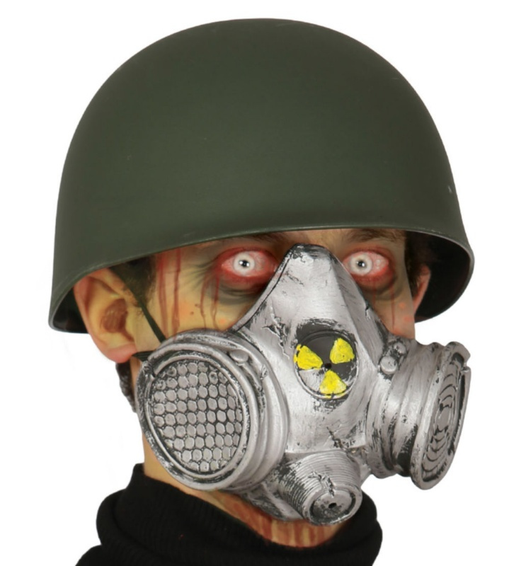 Máscara Gas Nuclear pvc