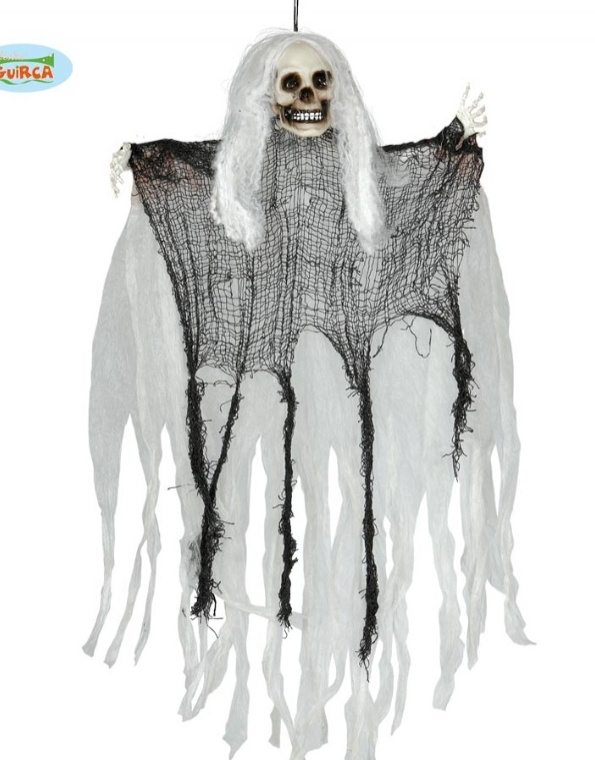 Colgante Esqueleto Pelo Blanco 90gr