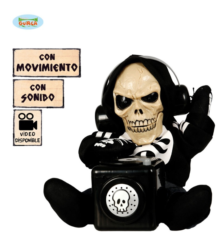 Esqueleto Dj 27 Cm Sonido Y Movimiento