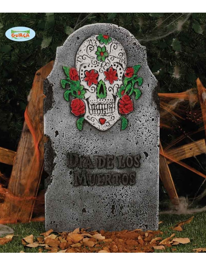 LÁpida Calavera 66x36 Dia De Los Muertos