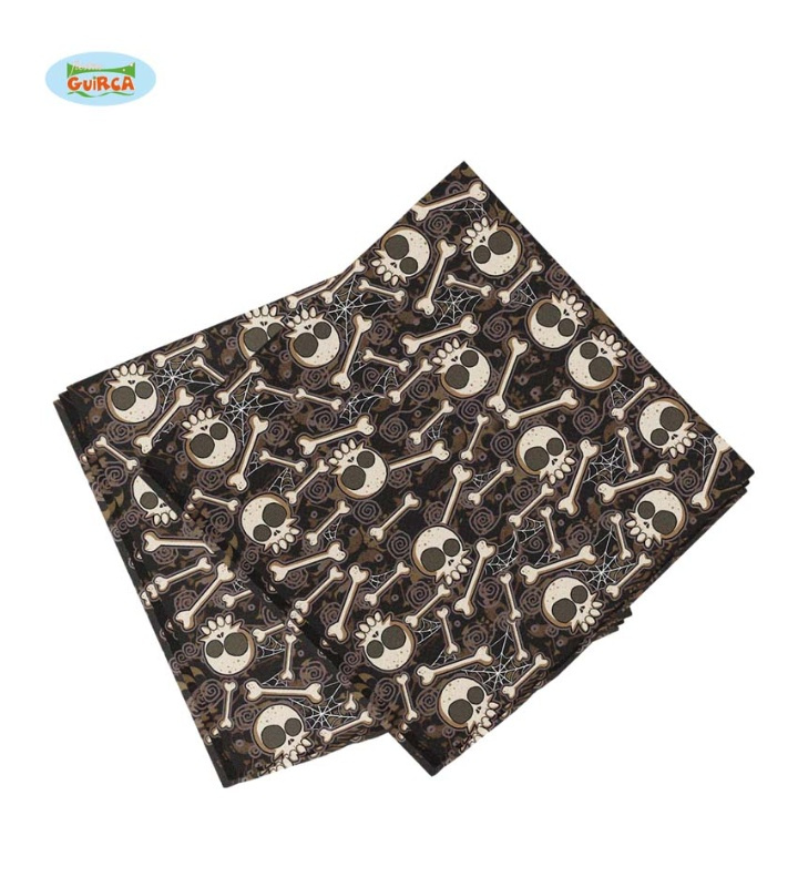Servilletas Huesos 20 Unid. 33x33
