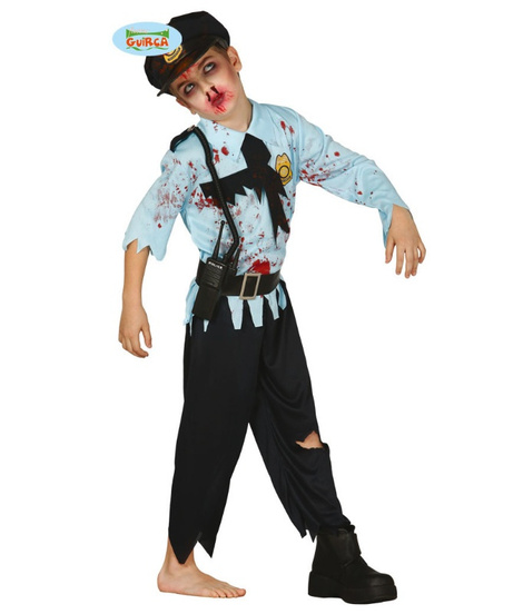 Disfraz Policía Zombie niño