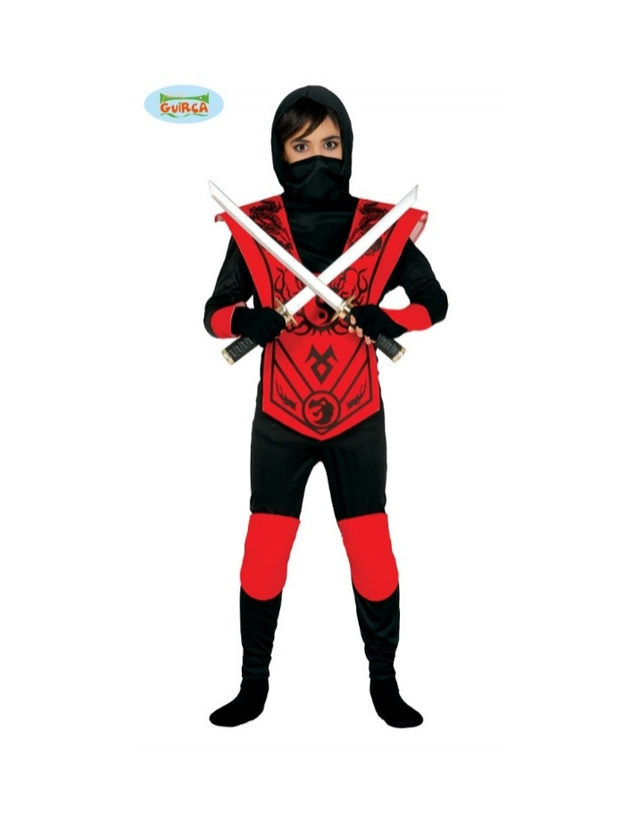 Fato de Ninja Vermelho Infantil