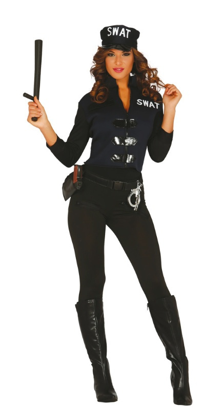 Disfraz S.w.a.t. Policía Mujer Adulta