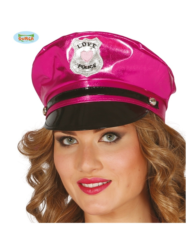 GORRA POLICIA SEXY NEW ROSA