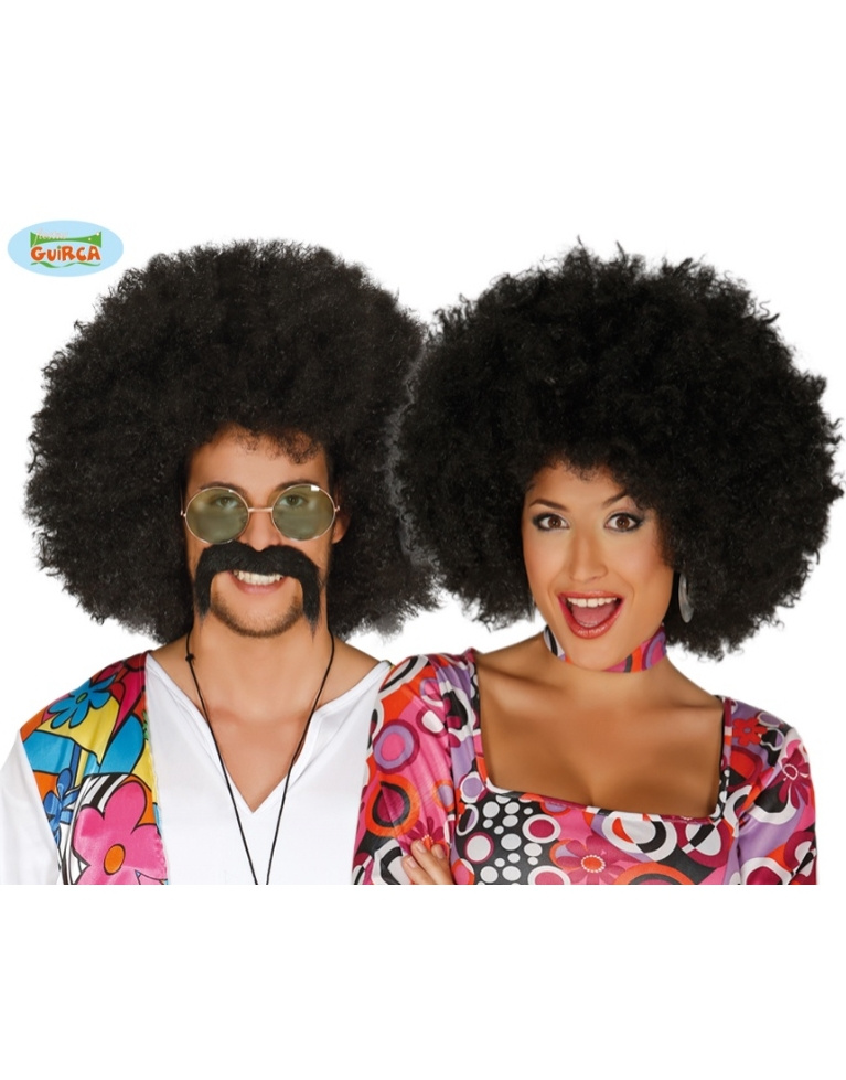 Peruca afro em várias cores
