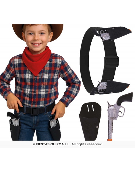 Cartuchera Doble Infantil Com Pistolas