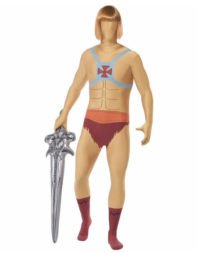 Disfraz He-Man segunda piel adulto