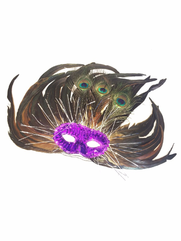 Antifaz Plumas Eco