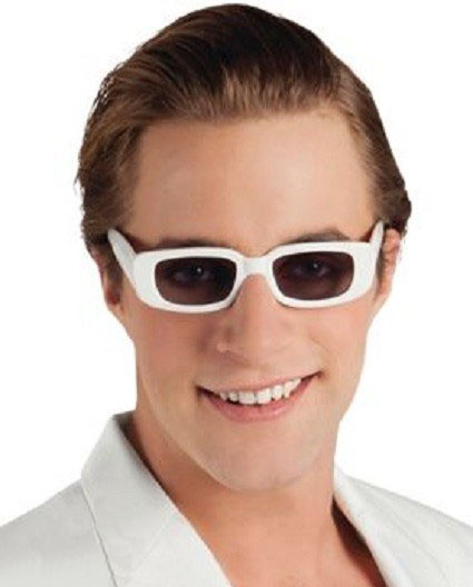Gafas Blancas años 70 oferta