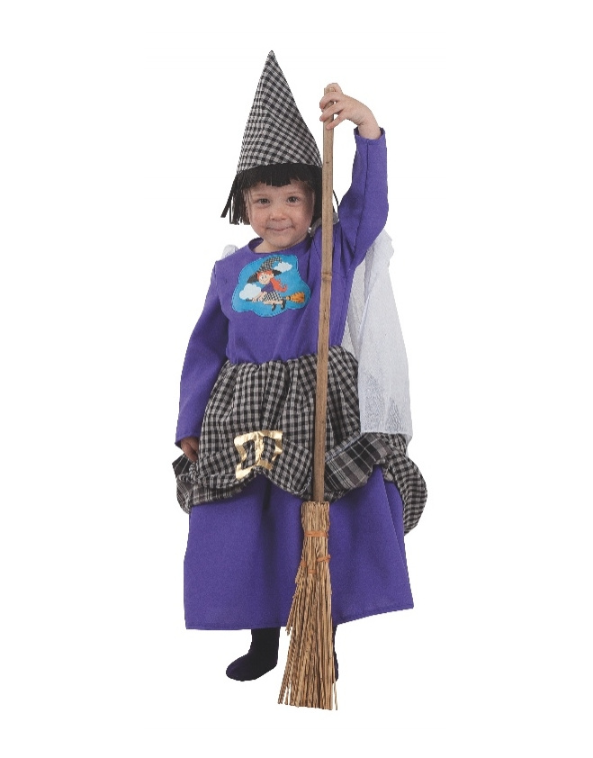 Fantasia de bruxa bebê