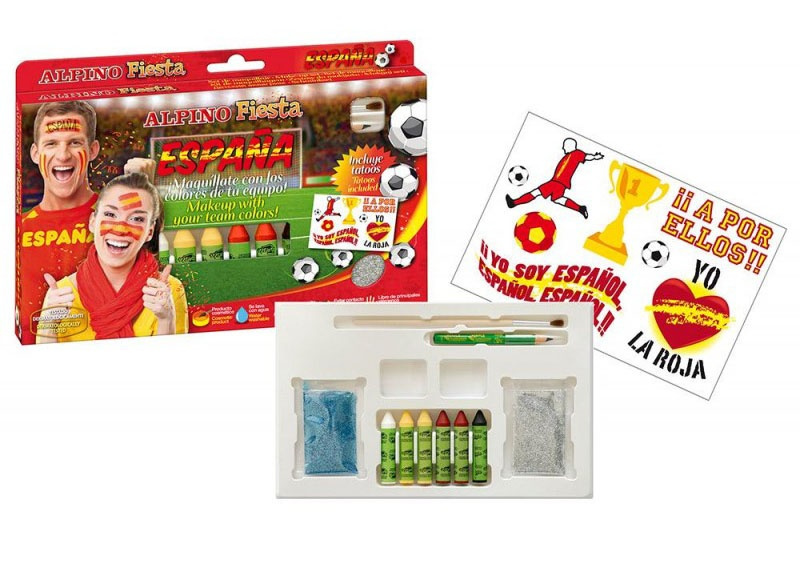 Set Maquillaje FÚtbol EspaÑa  6 Unidades