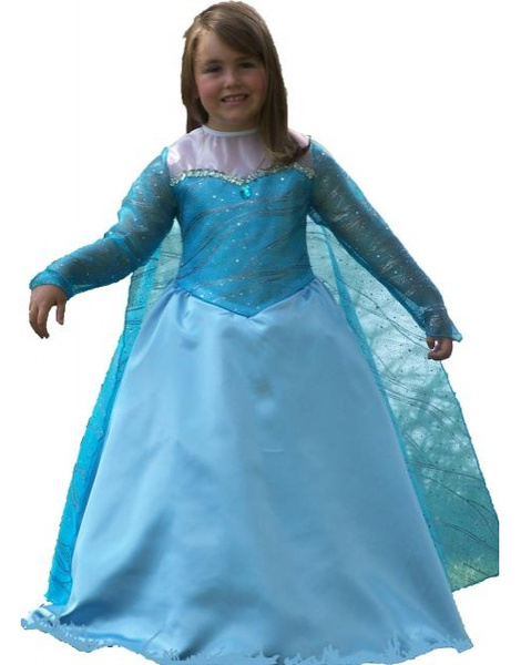 Disfraz vestido reina del hielo 3-4 años
