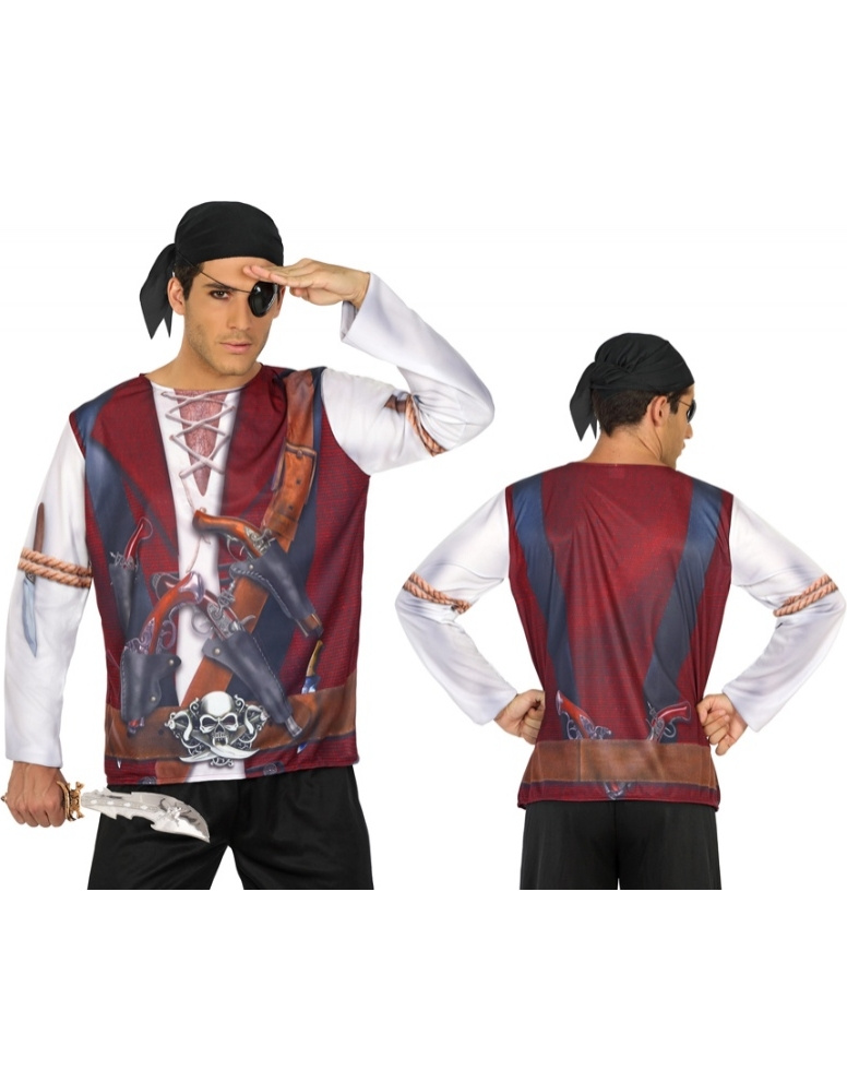 Camiseta Pirata Adulto Hombre