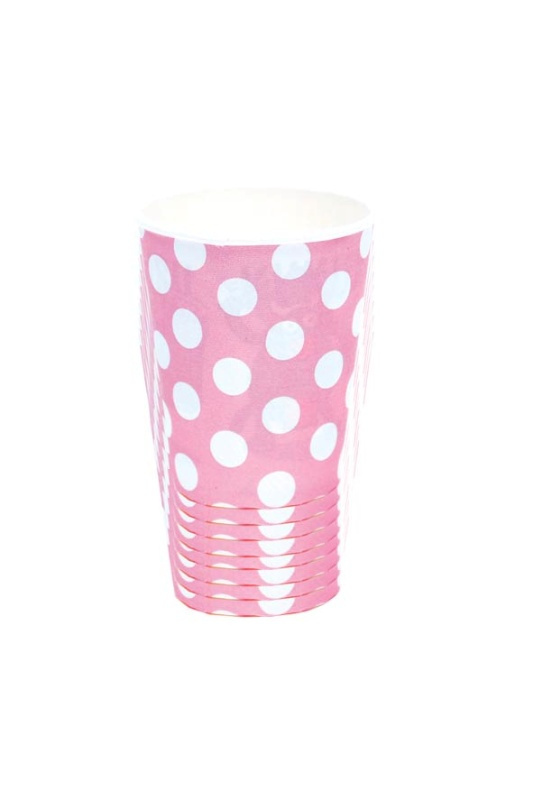 8 Vasos Lunares Rosa