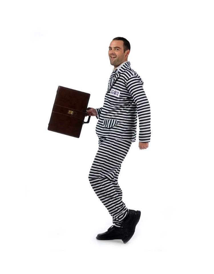 Disfraz Preso Ejecutivo Adulto