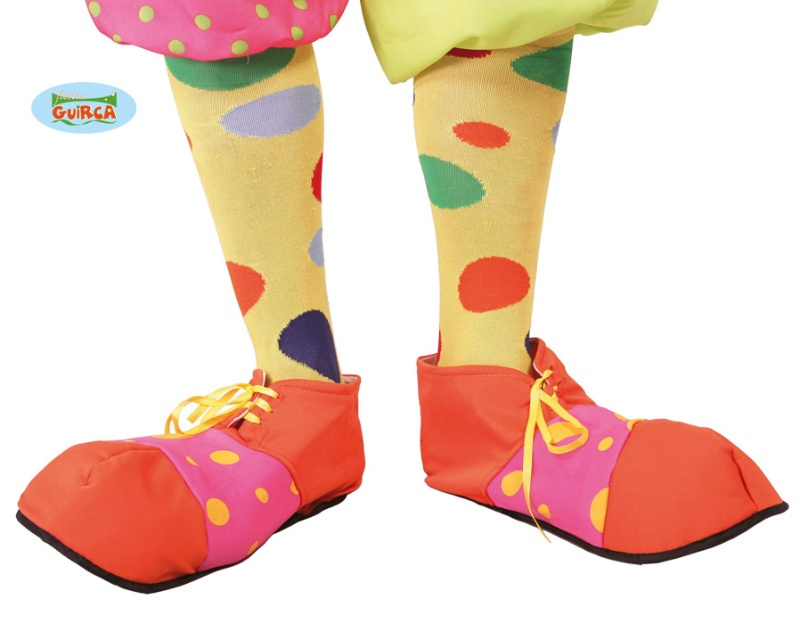 Zapatos Payaso Rosa/naranja