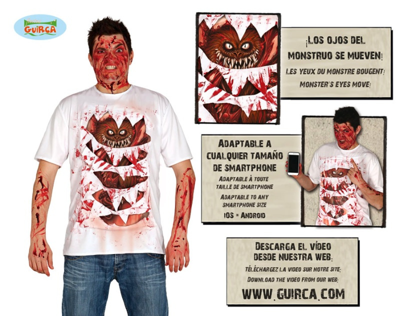 Camiseta Monstruo Adulto + App