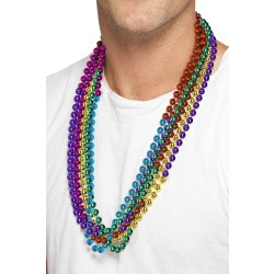 Collar de cuentas multicolor 6 por color