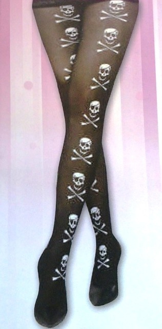 Medias Calaveras Adulta