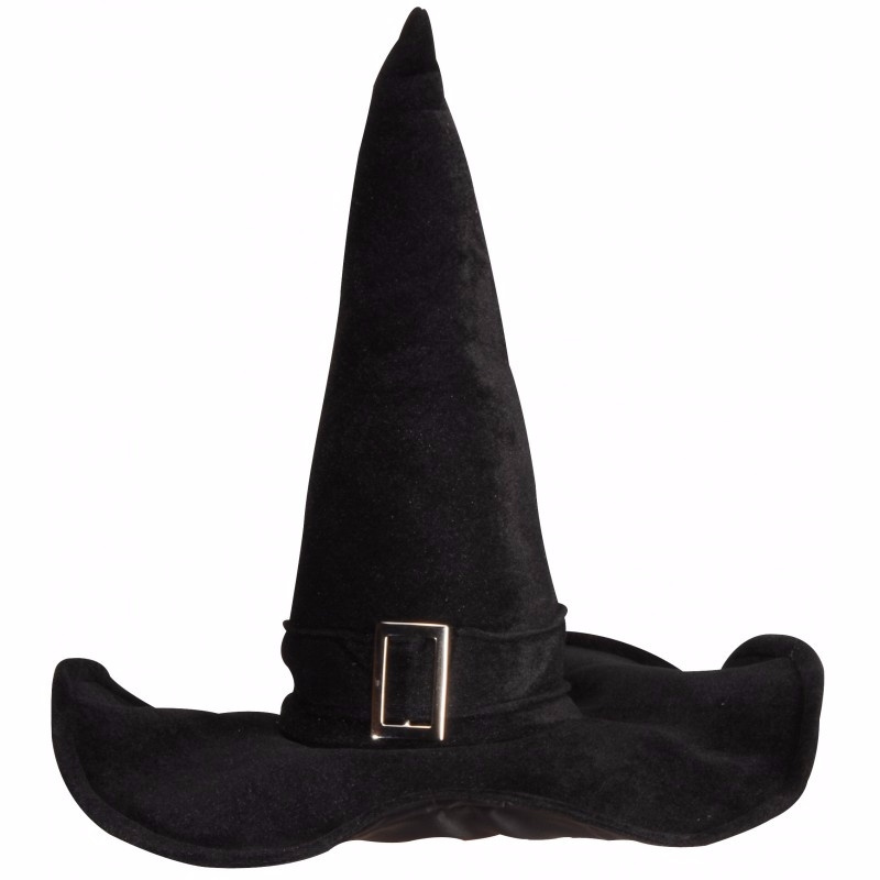 Sombrero Bruja Con Hebilla Eco