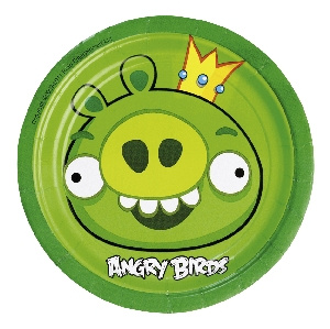 Platos Angry Birds 18 Cm 8 Uds.