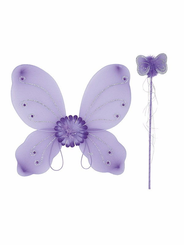 Conjunto Mariposa violeta 47 cms.
