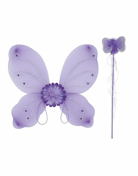 Conjunto Mariposa violeta 47 cms.