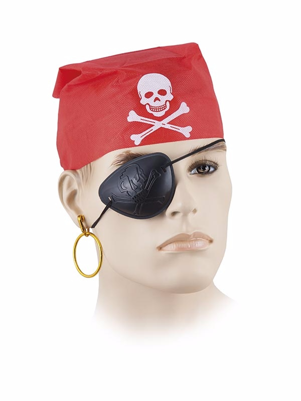 Pañuelo Pirata Con Parche