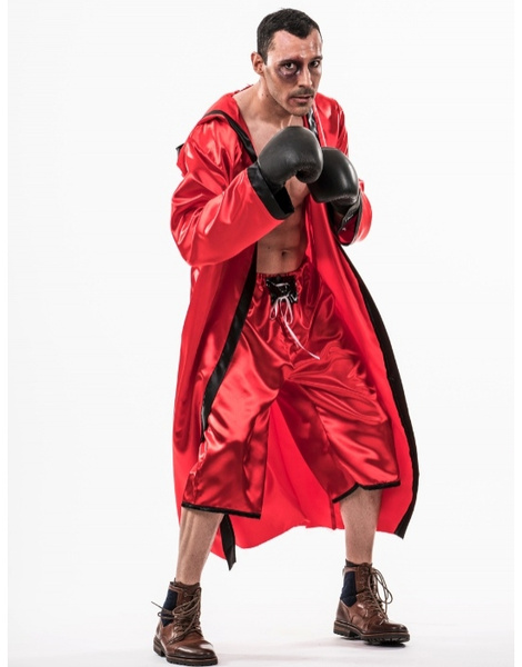 Atlas clérigo declaración disfraz de boxeador adulto