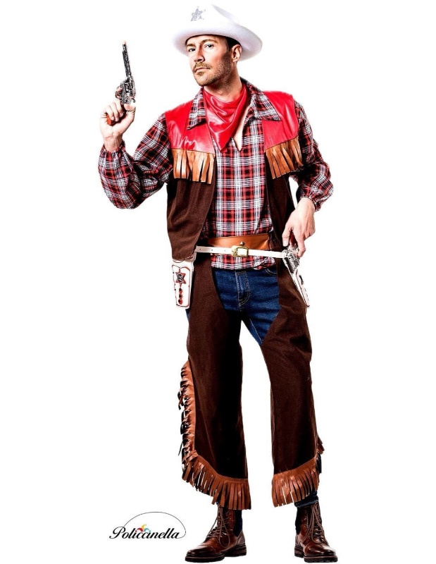 Fato de vaqueiro adulto