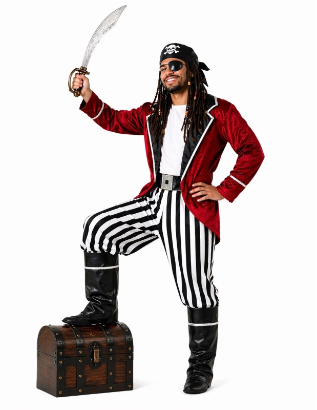 Fato de pirata adulto