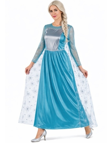 Fato de princesa de gelo para mulher