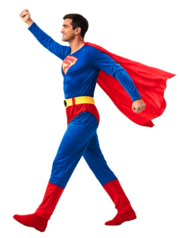 Fato de Super Man Muscle AD.