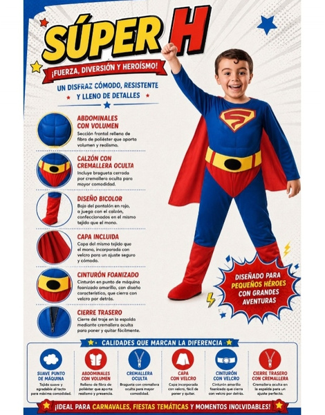 Disfraz Super Hombre infantil