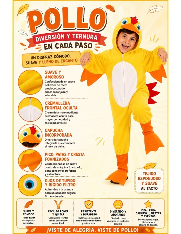 Fato de Frango Criança